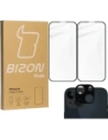 Hurtownia GSM - BIZON Edge 2x sticlă pentru ecran + sticlă pentru cameră Apple iPhone 15 - BIZ3194 - {ean13} - Hurt