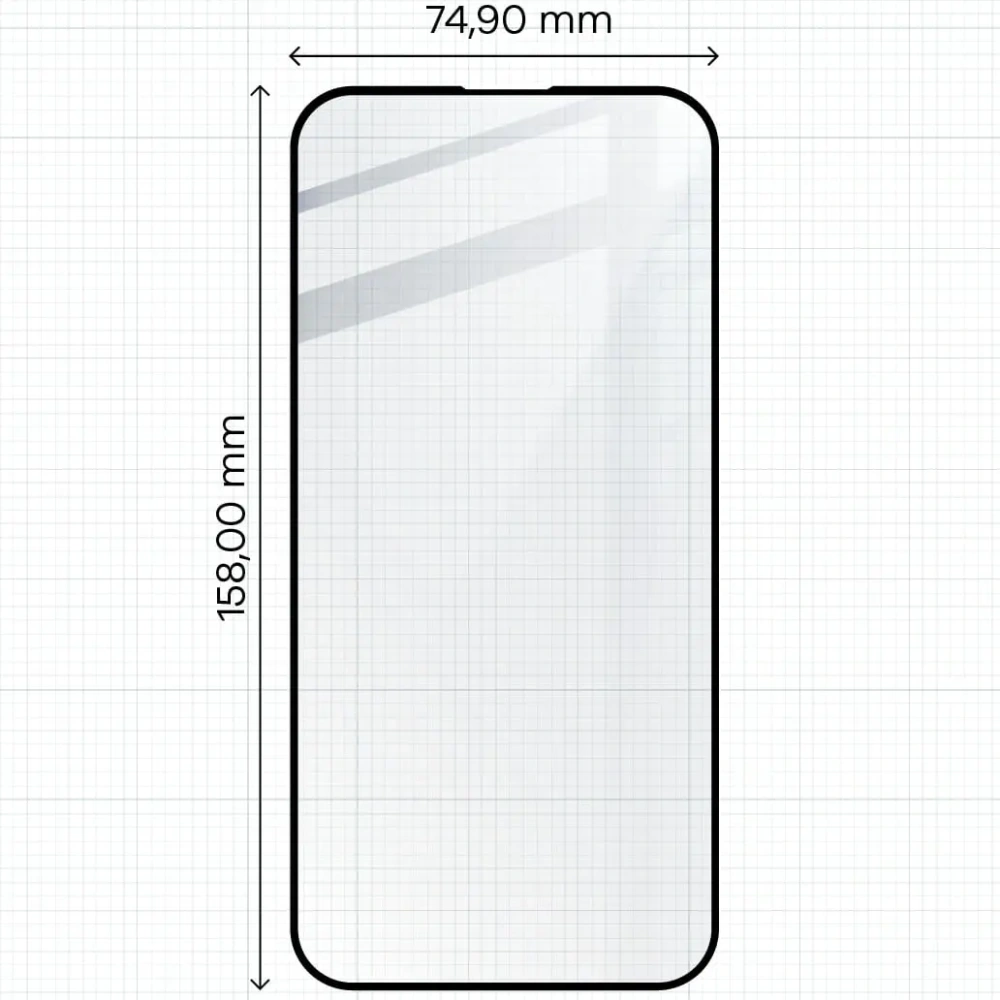 Wholesale BIZON Edge 2x screen glass + camera glass Apple iPhone 15 Plus - BIZ3195 - {ean13} - Hurt