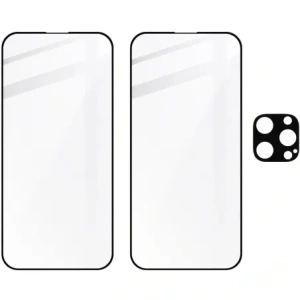 Hurtownia GSM - BIZON Edge 2x Bildschirmglas + Kameraglas Apple iPhone 15 Pro Max - BIZ3197 - {ean13} - Hurt