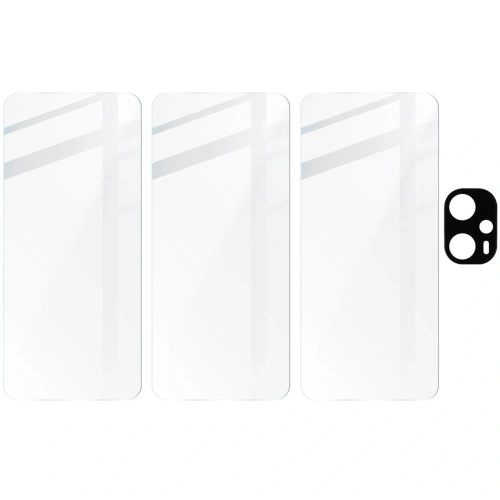 3x Szkło na ekran + szkło na aparat BIZON Clear do Xiaomi Poco F5