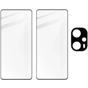 Wholesale BIZON Edge Pack 2x screen glass + camera glass Xiaomi Poco F5 - BIZ3199 - {ean13} - Hurt