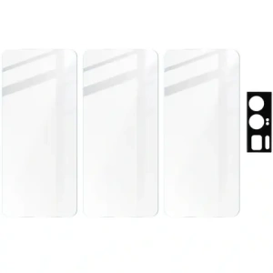 Hurtownia GSM - BIZON Clear 3x Bildschirmglas + Kameraglas Xiaomi Poco F5 Pro - BIZ3200 - {ean13} - Hurt