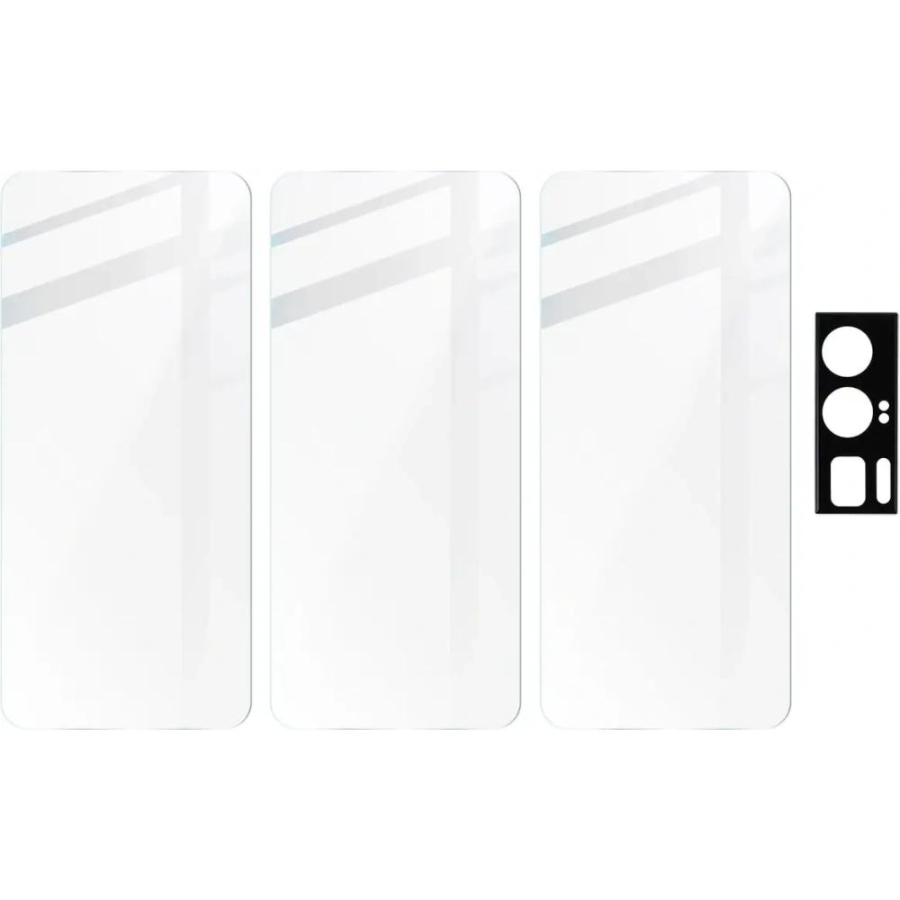 Hurtownia GSM - BIZON Clear 3x sticlă de ecran + sticlă de cameră Xiaomi Poco F5 Pro - BIZ3200 - {ean13} - Hurt