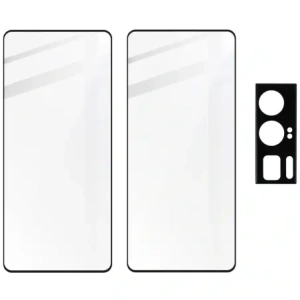 Hurtownia GSM - BIZON Edge Pack 2x képernyő üveg + kamera üveg Xiaomi Poco F5 Pro - BIZ3201 - {ean13} - Hurt