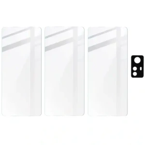 Hurtownia GSM - 3x Sklo na displej + sklo na fotoaparát BIZON Clear pro Redmi Note 12S - BIZ3202 - {ean13} - Hurt