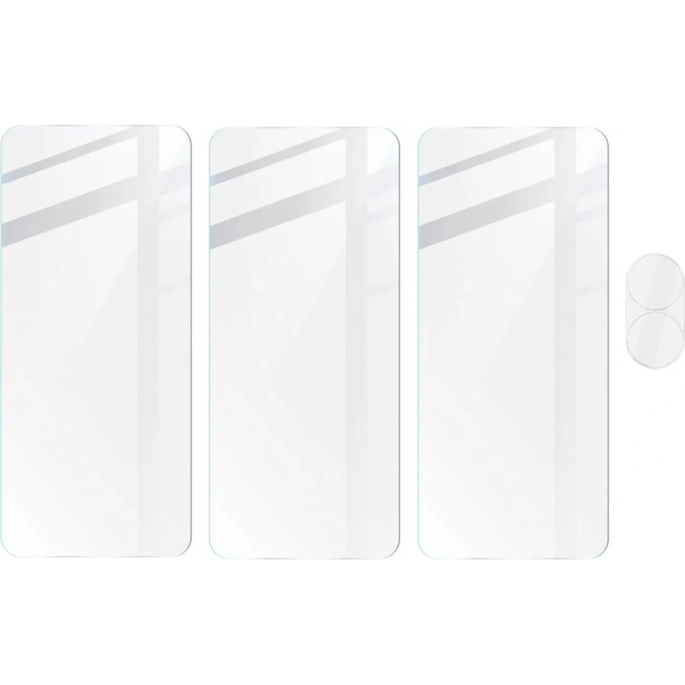 Wholesale BIZON Clear 3x screen glass + camera glass Asus Zenfone 10 - BIZ3203 - {ean13} - Hurt