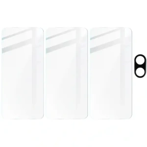 Hurtownia GSM - BIZON Clear 3x sticlă de protecție pentru ecran + sticlă pentru cameră Nothing Phone 2 - BIZ3204 - {ean13} - Hurt