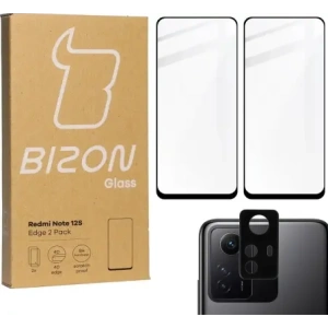 Hurtownia GSM - 2x sklo na displej + sklo na fotoaparát BIZON Edge pro Redmi Note 12S - BIZ3205 - {ean13} - Hurt