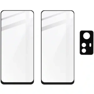 Hurtownia GSM - 2x sklo na displej + sklo na fotoaparát BIZON Edge pro Redmi Note 12S - BIZ3205 - {ean13} - Hurt