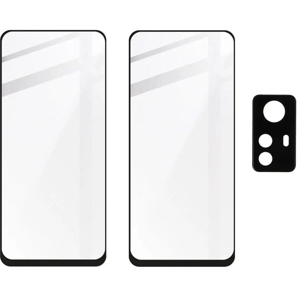 Hurtownia GSM - BIZON Edge 2x sticlă pentru ecran + sticlă pentru cameră Redmi Note 12S - BIZ3205 - {ean13} - Hurt