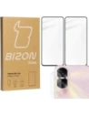 BIZON Edge 2x sticlă pentru ecran + sticlă pentru cameră Honor 90 Lite