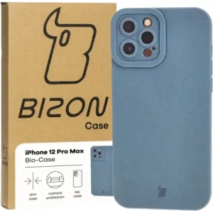 Ekologiczne etui Bizon Bio-Case do Apple iPhone 12 Pro Max niebieskie