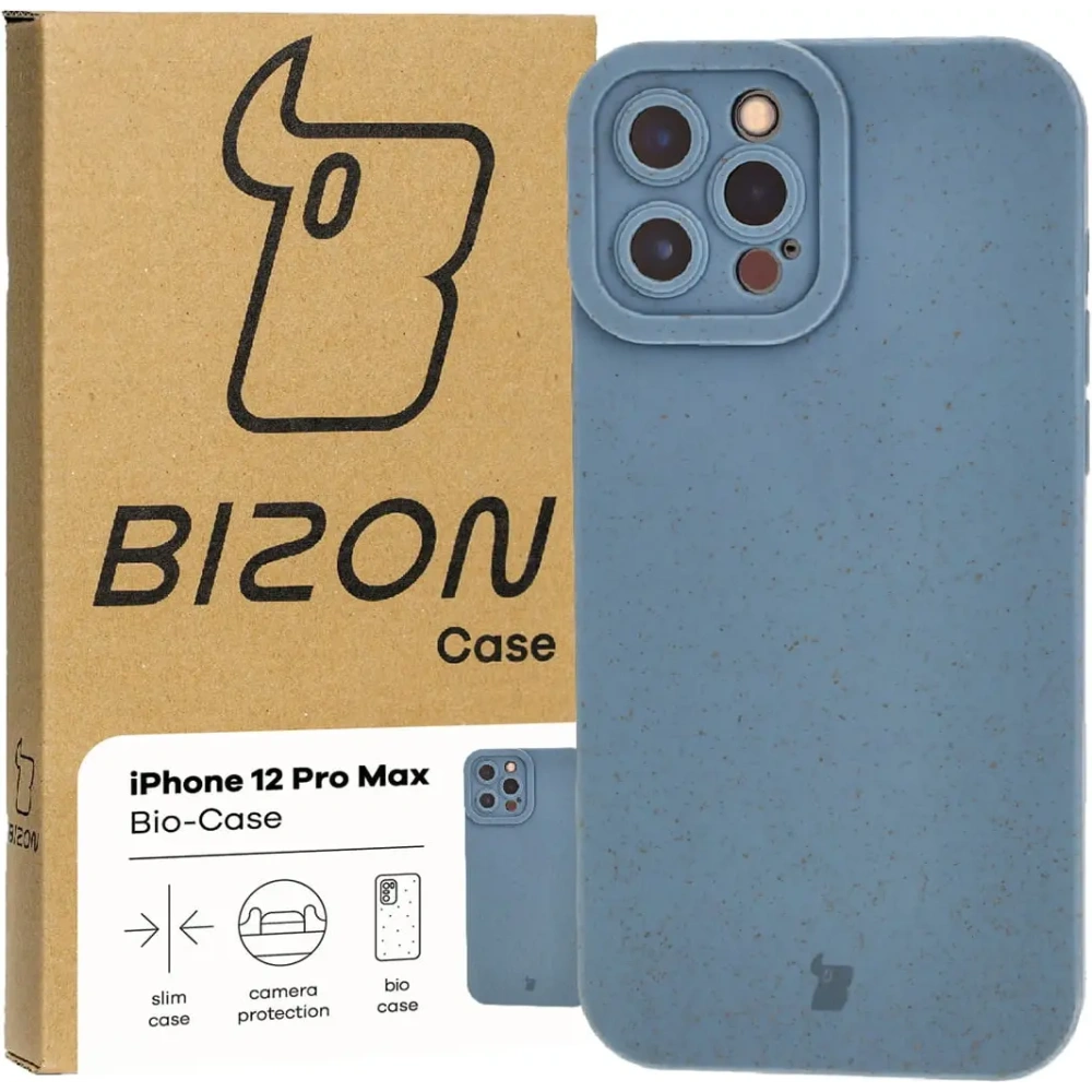 Hurtownia GSM - Bizon Bio-Case Apple iPhone 12 Pro Max albastru - BIZ3210 - {ean13} - Hurt
