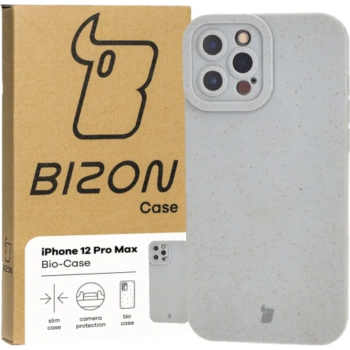Ekologiczne etui Bizon Bio-Case do Apple iPhone 12 Pro Max szare
