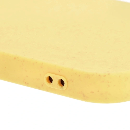 Ekologiczne etui Bizon Bio-Case do Apple iPhone 12 Pro Max żółte