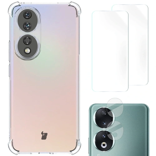 Etui Bizon Case Clear Pack do Honor 90 przezroczyste
