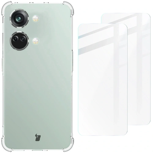 Etui Bizon Case Clear Pack do OnePlus Nord 3 przezroczyste