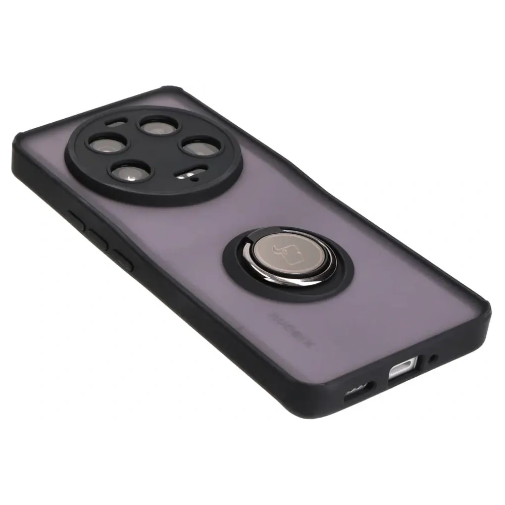 Hurtownia GSM - Bizon Case Hybrid Ring Xiaomi 13 Ultra fumuriu cu un cadru negru - BIZ3219 - {ean13} - Hurt