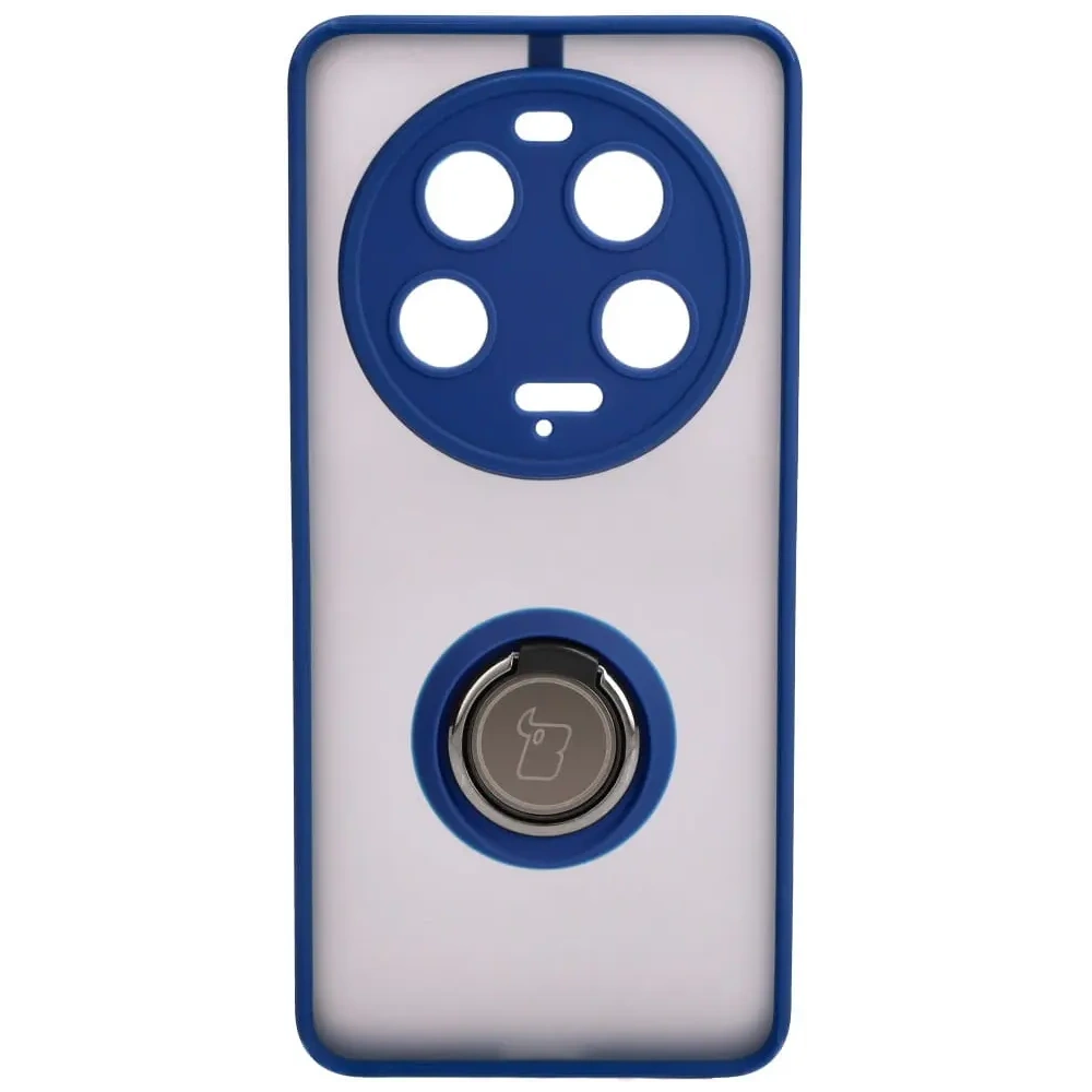 Hurtownia GSM - Bizon Case Hybrid Ring Xiaomi 13 Ultra rauchig mit einem navyblauen Rahmen - BIZ3220 - {ean13} - Hurt