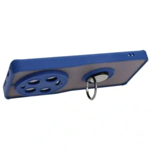 Hurtownia GSM - Etui z uchwytem na palec Bizon Case Hybrid Ring do Xiaomi 13 Ultra przydymione z granatową ramką - BIZ3220 - {ean13} - Hurt