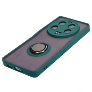 Hurtownia GSM - Bizon Case Hybrid Ring Xiaomi 13 Ultra fumuriu cu un cadru verde închis - BIZ3221 - {ean13} - Hurt