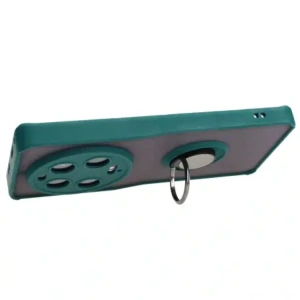 Hurtownia GSM - Bizon Case Hybrid Ring Xiaomi 13 Ultra fumuriu cu un cadru verde închis - BIZ3221 - {ean13} - Hurt