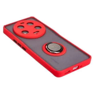 Hurtownia GSM - Bizon Case Hybrid Ring Xiaomi 13 Ultra fumuriu cu un cadru roșu - BIZ3223 - {ean13} - Hurt