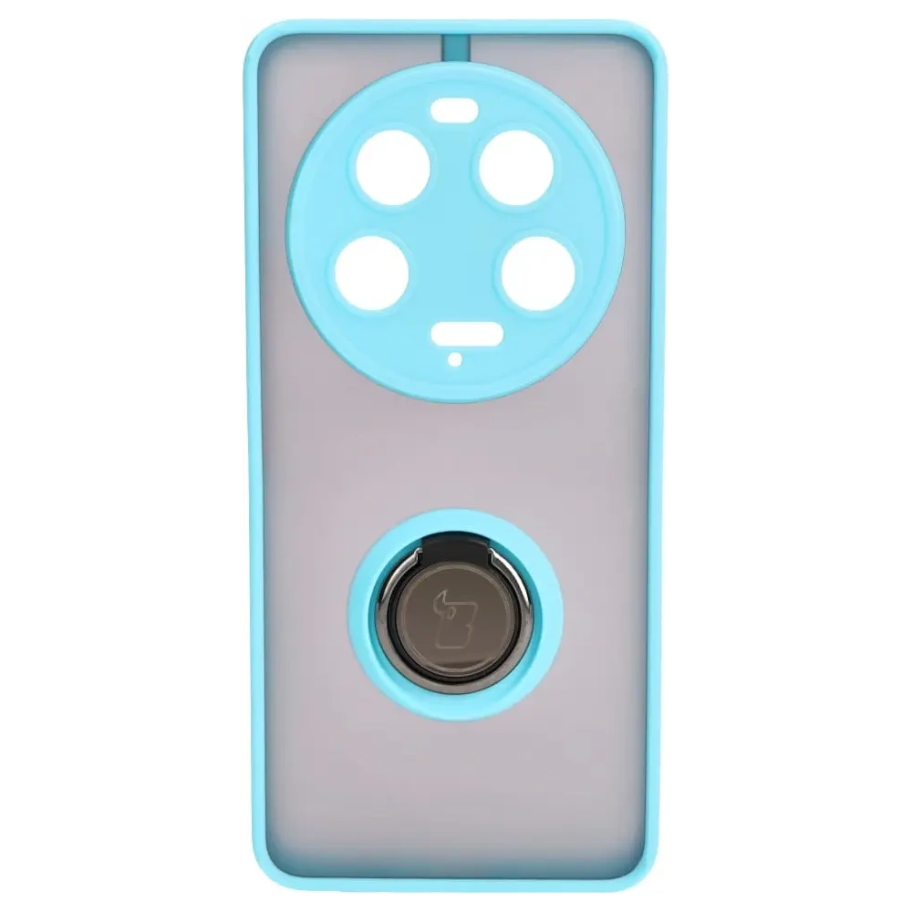 Hurtownia GSM - Bizon Case Hybrid Ring Xiaomi 13 Ultra fumuriu cu un cadru de culoare albastru deschis - BIZ3224 - {ean13} - Hurt