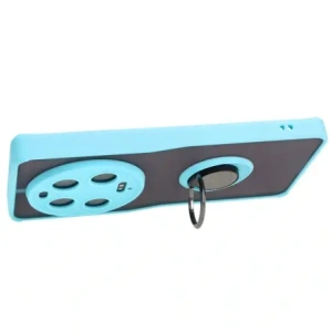 Hurtownia GSM - Etui z uchwytem na palec Bizon Case Hybrid Ring do Xiaomi 13 Ultra przydymione z jasnoniebieską ramką - BIZ3224 - {ean13} - Hurt