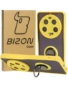 Wholesale Bizon Case Hybrid Ring Xiaomi 13 Ultra smoky with a yellow frame - BIZ3225 - {ean13} - Hurt