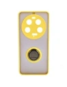 Wholesale Bizon Case Hybrid Ring Xiaomi 13 Ultra smoky with a yellow frame - BIZ3225 - {ean13} - Hurt
