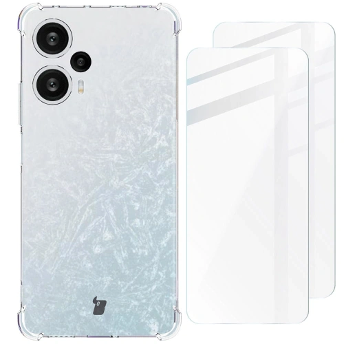 Etui Bizon Case Clear Pack do Xiaomi Poco F5 przezroczyste