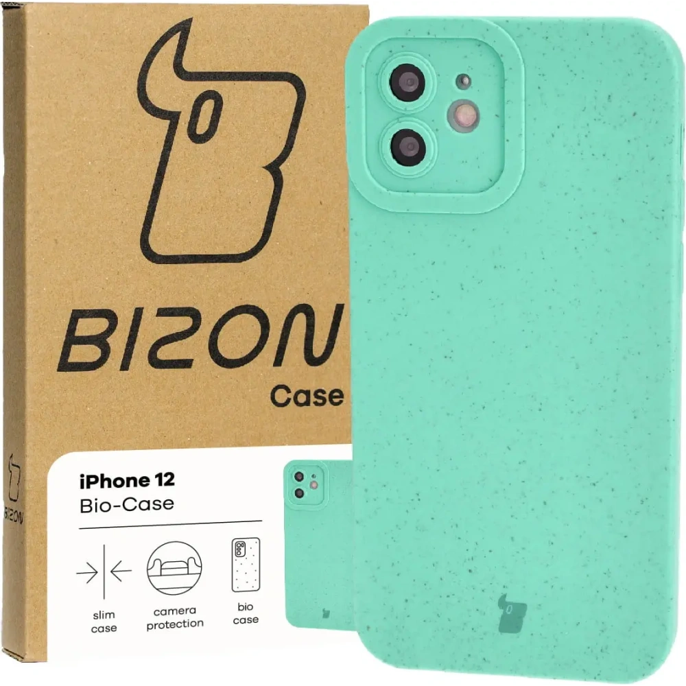 Hurtownia GSM - Ekologické etui Bizon Bio-Case pro Apple iPhone 12 zelené - BIZ3233 - {ean13} - Hurt