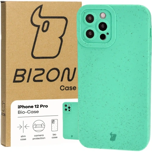 Ekologiczne etui Bizon Bio-Case do Apple iPhone 12 Pro zielone