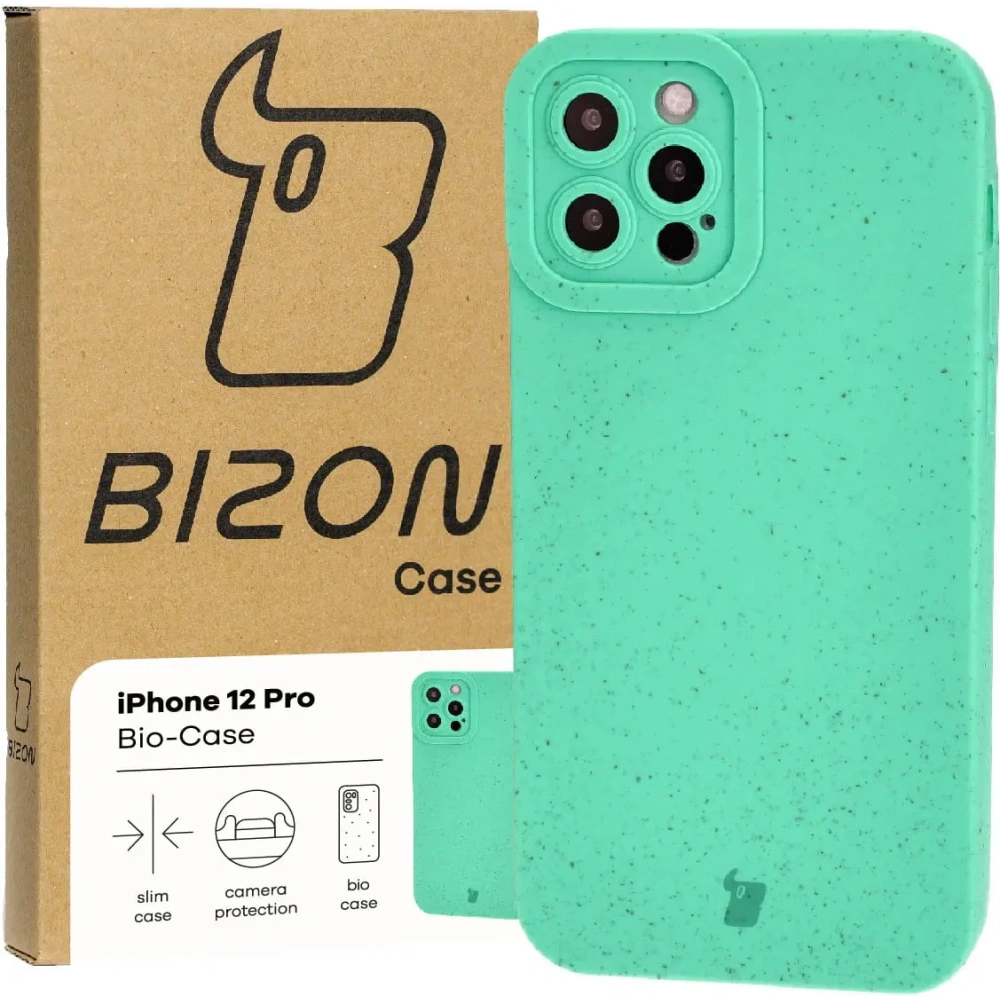 Hurtownia GSM - Ekologiczne etui Bizon Bio-Case do Apple iPhone 12 Pro zielone - BIZ3235 - {ean13} - Hurt