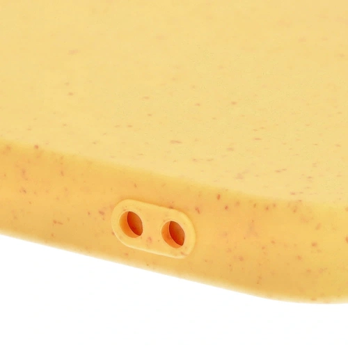 Ekologiczne etui Bizon Bio-Case do Apple iPhone 12 Pro żółte