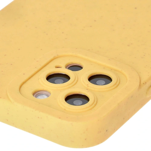 Ekologiczne etui Bizon Bio-Case do Apple iPhone 12 Pro żółte