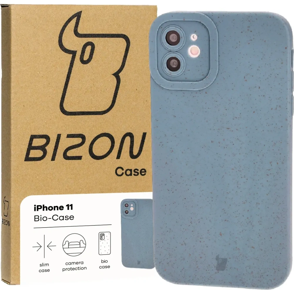 Hurtownia GSM - Ekologické pouzdro Bizon Bio-Case pro Apple iPhone 14 Plus modré - BIZ3250 - {ean13} - Hurt