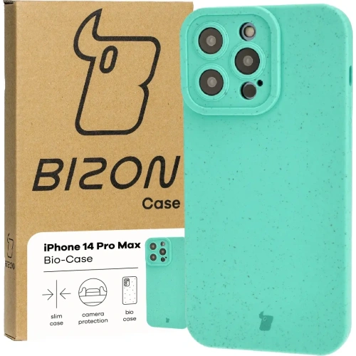 Ekologiczne etui Bizon Bio-Case do Apple iPhone 14 Pro Max zielone