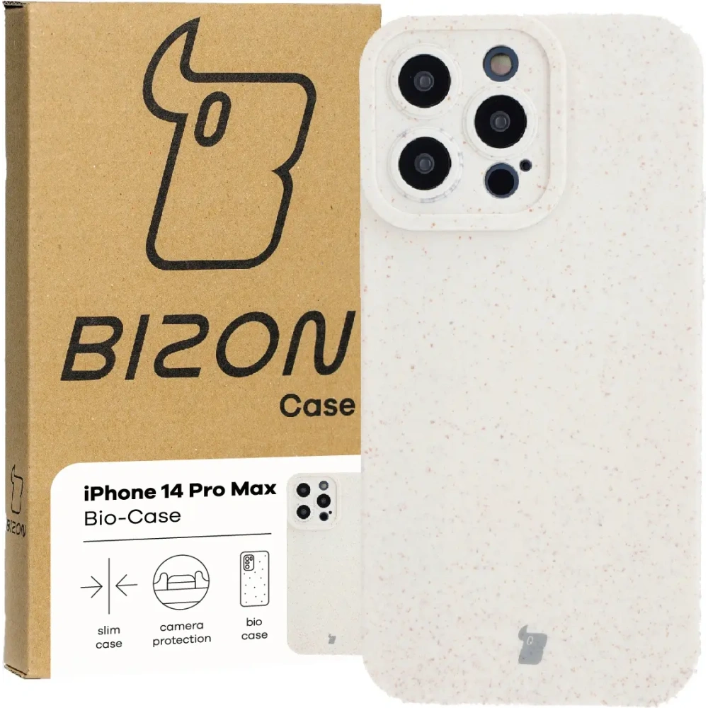 Hurtownia GSM - Bizon Bio-Case Apple iPhone 14 Pro Max ecru - BIZ3265 - {ean13} - Hurt