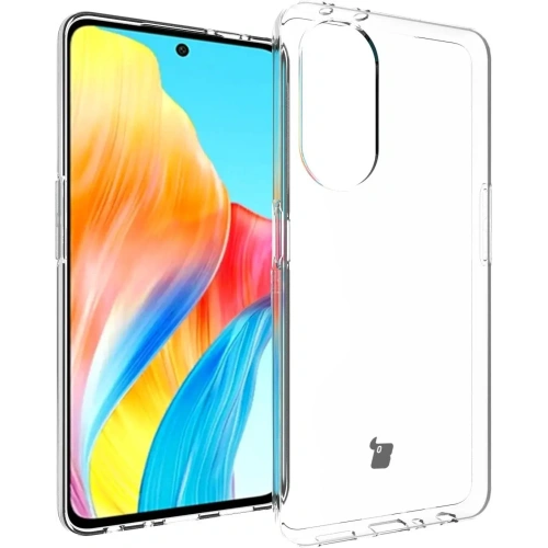 Etui + 2x szkło na ekran Bizon Case Clear Pack do Oppo A98 5G przezroczyste