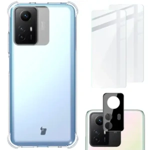 Hurtownia GSM - Etui + 2x sklo na displej + objektiv Bizon Case Clear Pack pro Xiaomi Redmi Note 12S průhledné - BIZ3268 - {ean13} - Hurt