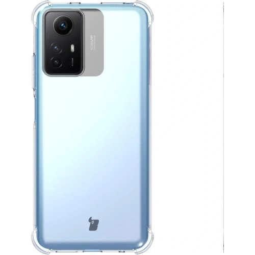 Etui + 2x szkło na ekran + obiektyw Bizon Case Clear Pack do Xiaomi Redmi Note 12S przezroczyste