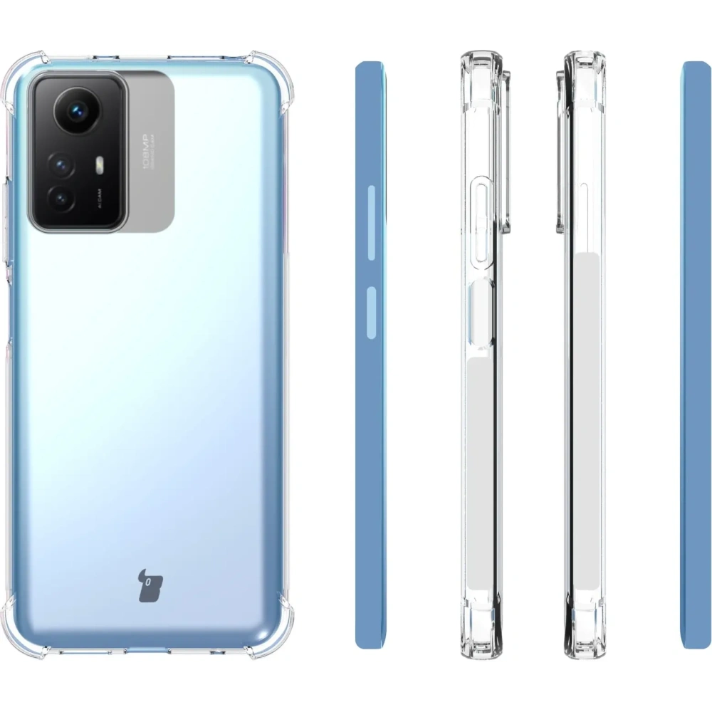 Hurtownia GSM - Bizon Case Clear Pack carcasă + 2x sticlă de ecran + sticlă de lentilă Xiaomi Redmi Note 12S transparentă - BIZ3268 - {ean13} - Hurt