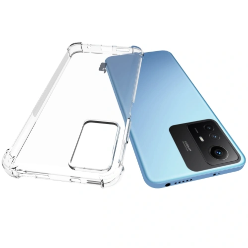 Etui + 2x szkło na ekran + obiektyw Bizon Case Clear Pack do Xiaomi Redmi Note 12S przezroczyste