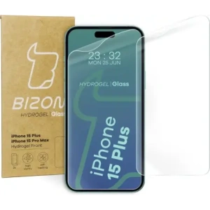 Hurtownia GSM - Bizon Glass Hydrogel Front Apple iPhone 15 Plus / 15 Pro Max [2 PACK] - BIZ3270 - {ean13} - Hurt