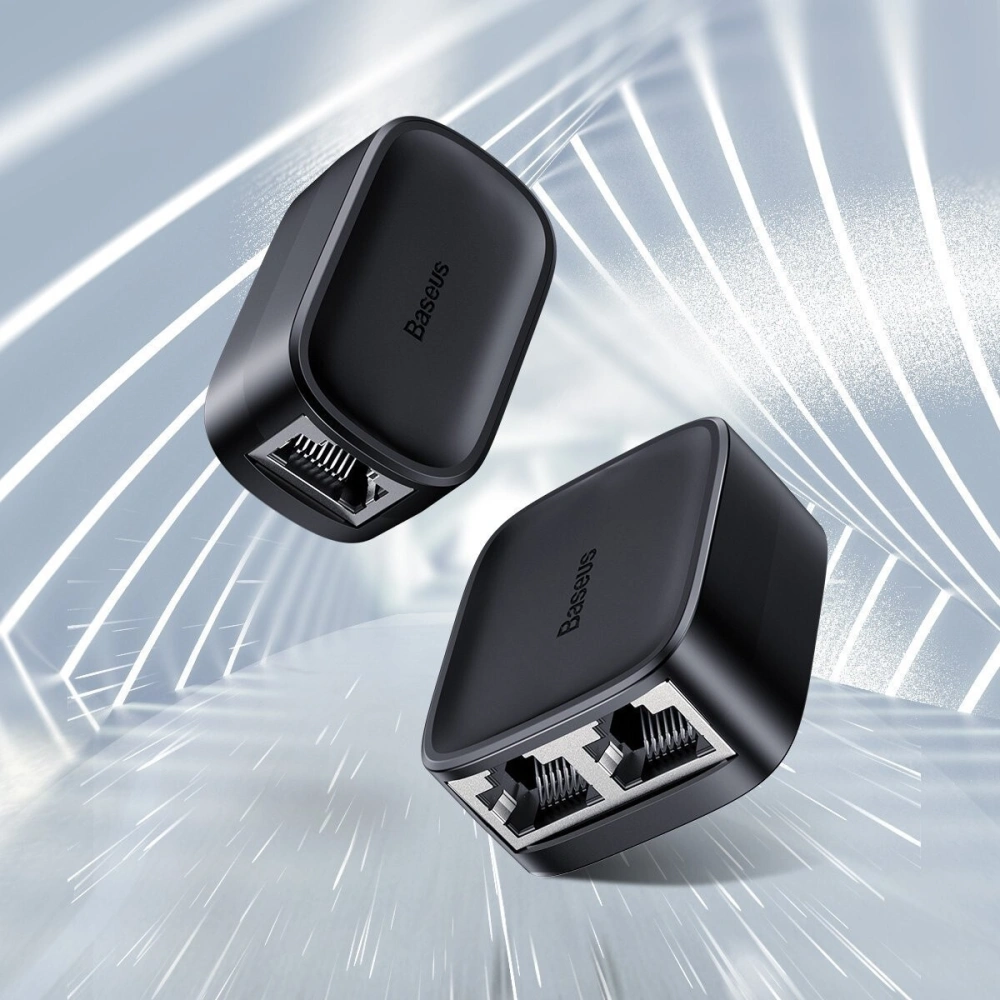 Hurtownia GSM - Conector, adaptor RJ45 Baseus Viteză Mare (negru) - BSU1391BLK - {ean13} - Hurt