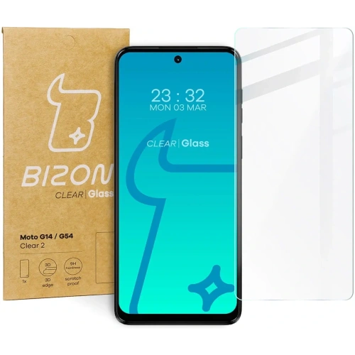 Szkło hartowane Bizon Glass Clear 2 do Motorola Moto G14 / G54 / G55