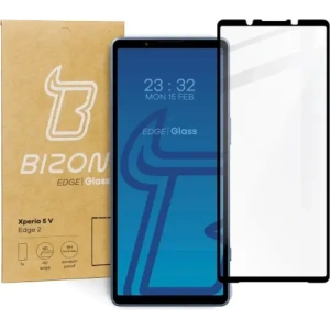 Hurtownia GSM - Bizon Glass Edge 2 Sony Xperia 5 V negru - BIZ3277 - {ean13} - Hurt