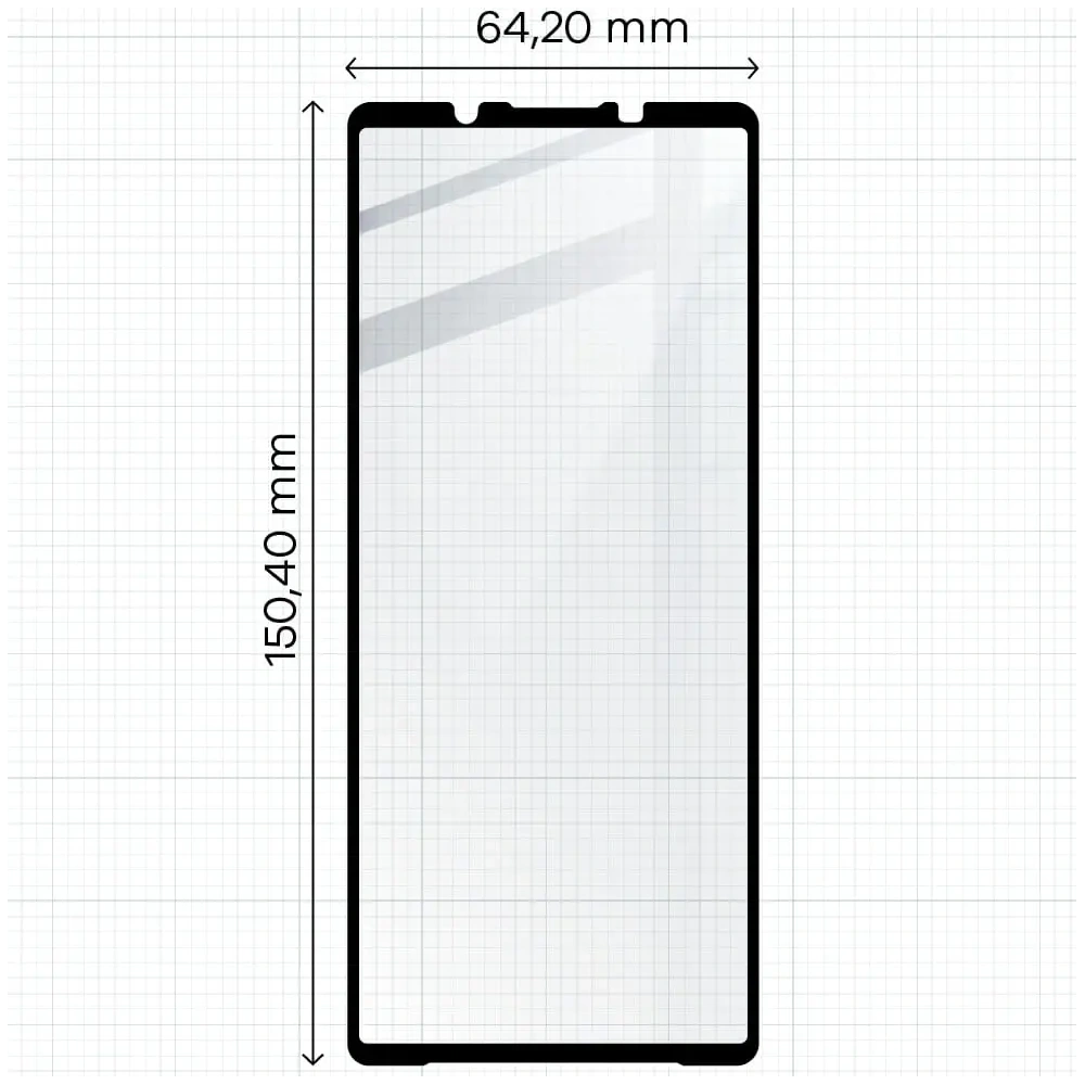 Wholesale Bizon Glass Edge 2 Sony Xperia 5 V black - BIZ3277 - {ean13} - Hurt
